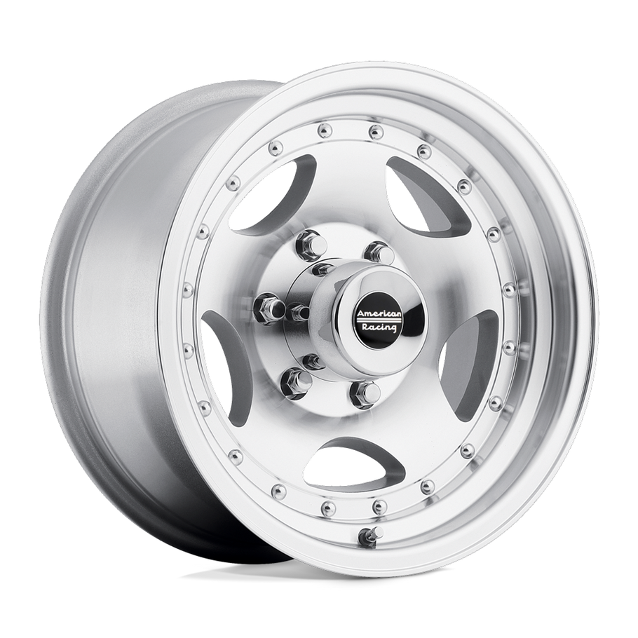 American Racing AR23 16x8 ET0 8x165.1 130.81mm MACHINED W/ CLEAR COAT (Load Rated 1406kg)