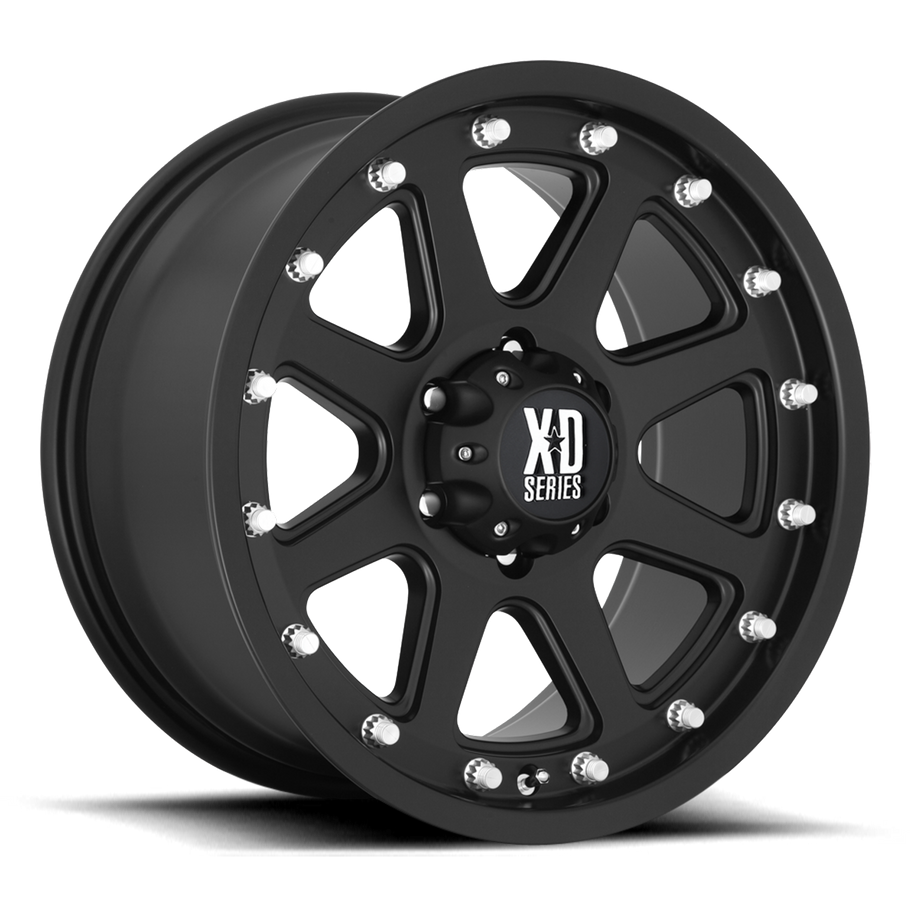 XD XD798 ADDICT 16x9 ET-12 6x139.7 106.10mm MATTE BLACK (Load Rated 998kg)