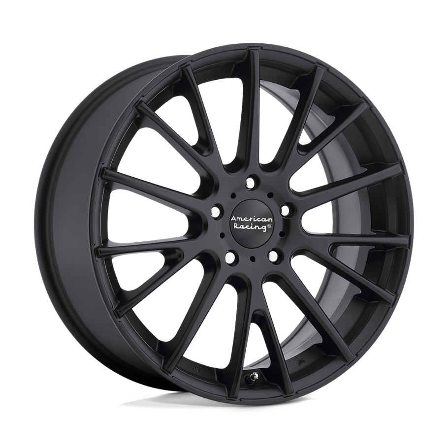 American Racing AR904 16x7 ET40 5x114.3 72.56mm SATIN BLACK (Load Rated 581kg)