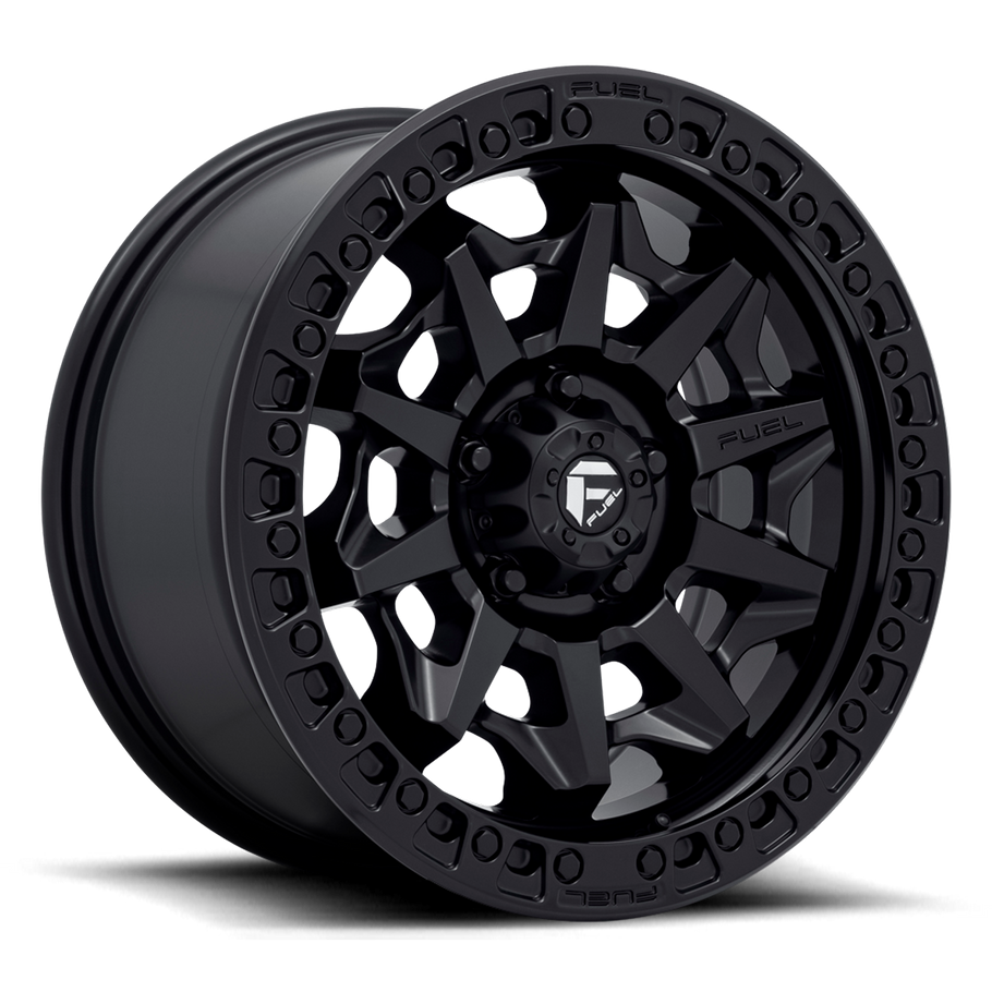 Fuel D694 COVERT 18x9 ET01 8x165.1 125.10mm MATTE BLACK (Load Rated 1678kg)