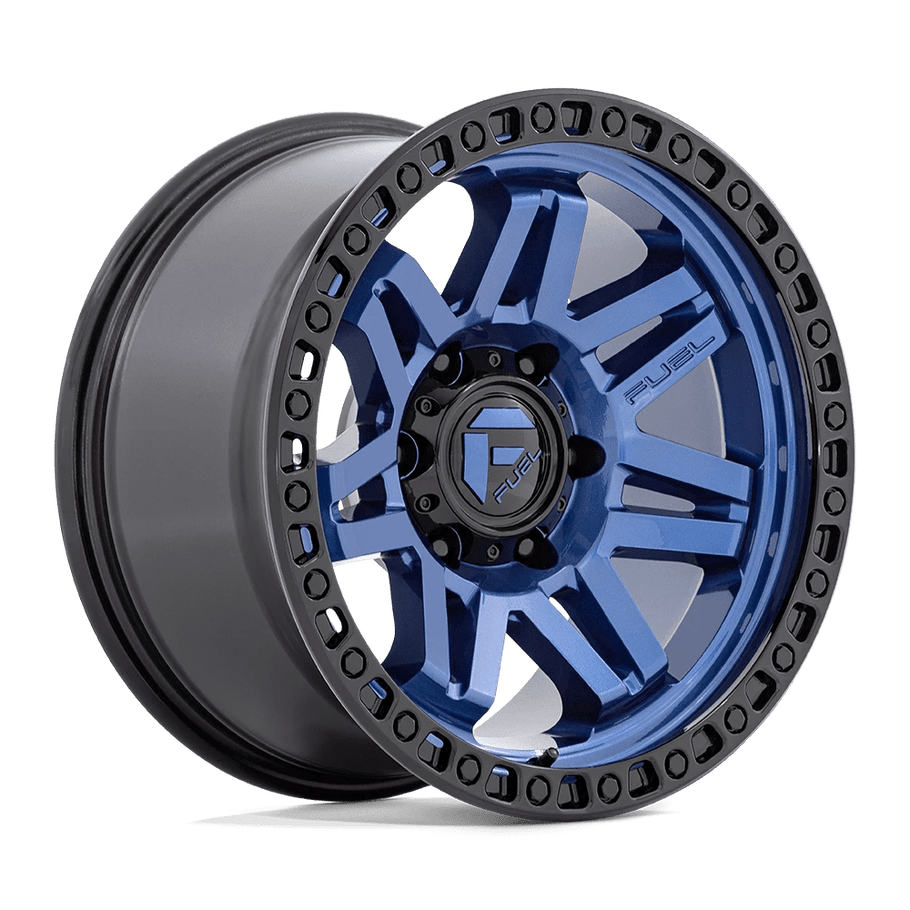 Fuel D813 SYNDICATE 17x9 ET-12 6x139.7 106.10mm DARK BLUE W/ BLACK RING (Load Rated 1134kg)