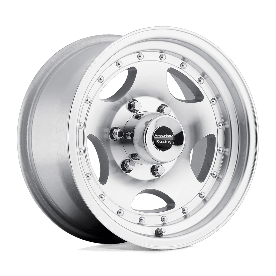 American Racing AR23 16x8 ET0 8x170 130.81mm MACHINED W/ CLEAR COAT (Load Rated 1406kg)