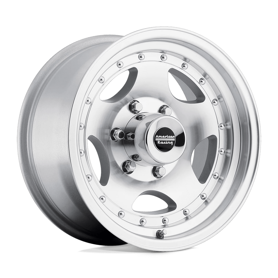 American Racing AR23 15x10 ET-44 5x127 83.06mm MACHINED W/ CLEAR COAT (Load Rated 862kg)