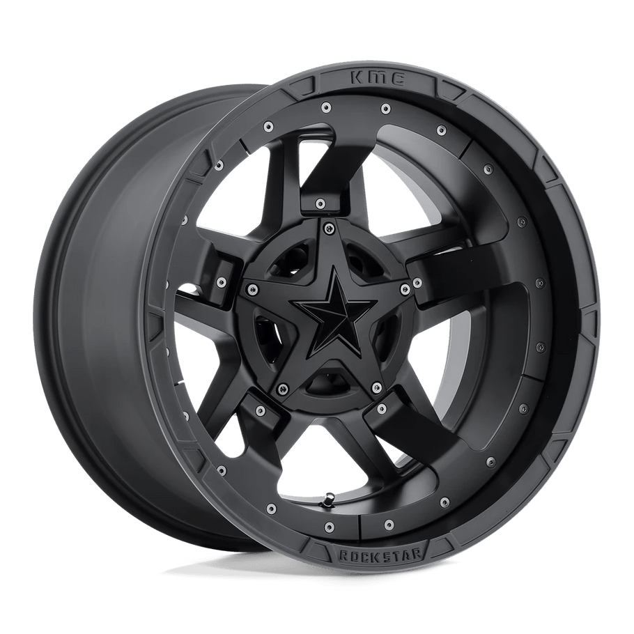 XD XD827 ROCKSTAR III 20x9 ET-12 5x139.7/150 110.10mm MATTE BLACK (Load Rated 1134kg)