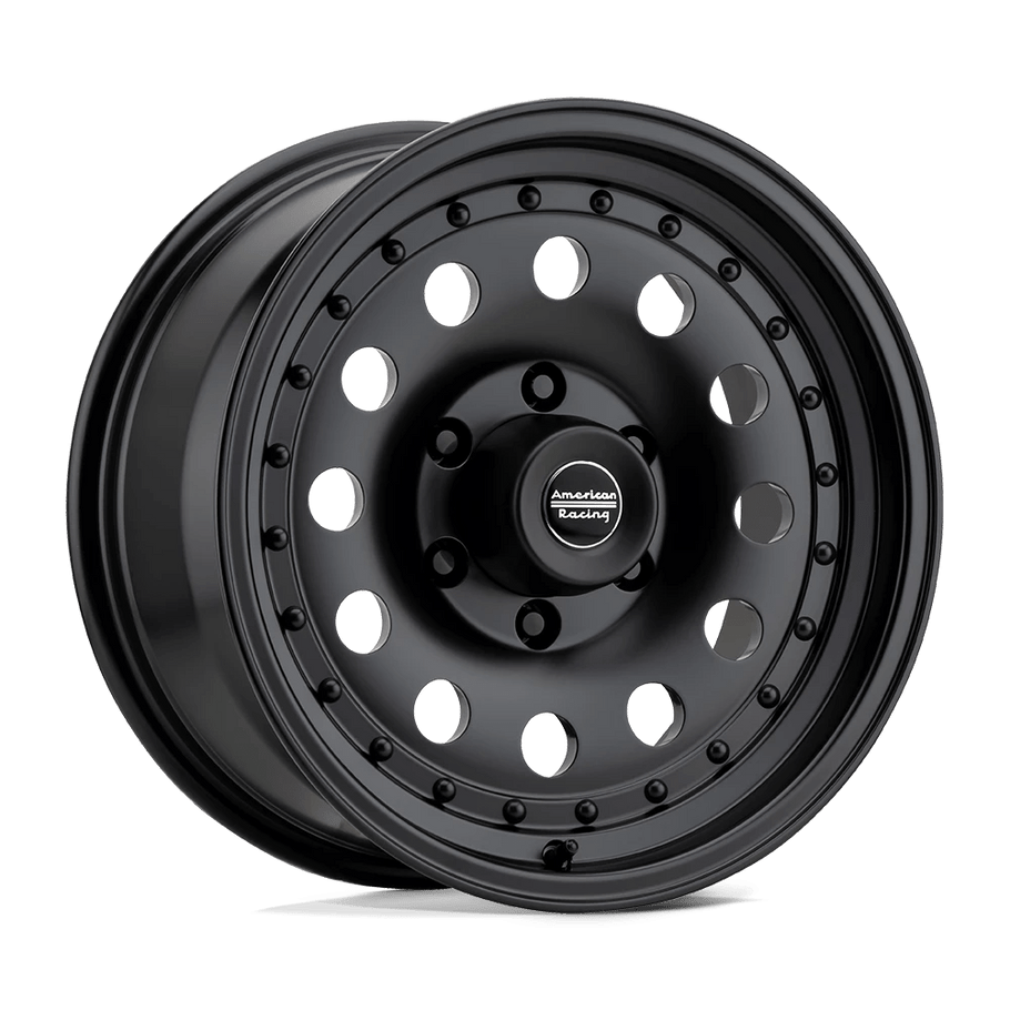 American Racing AR62 OUTLAW II 16x8 ET0 5x135 87.10mm SATIN BLACK (Load Rated 998kg)