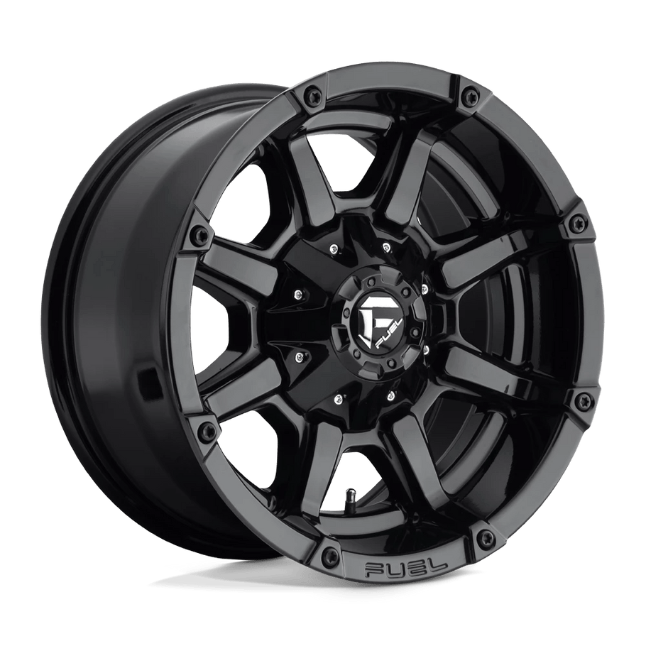 Fuel D575 COUPLER 17x9 ET-12 6x135/139.7 106.10mm GLOSS BLACK (Load Rated 1134kg)