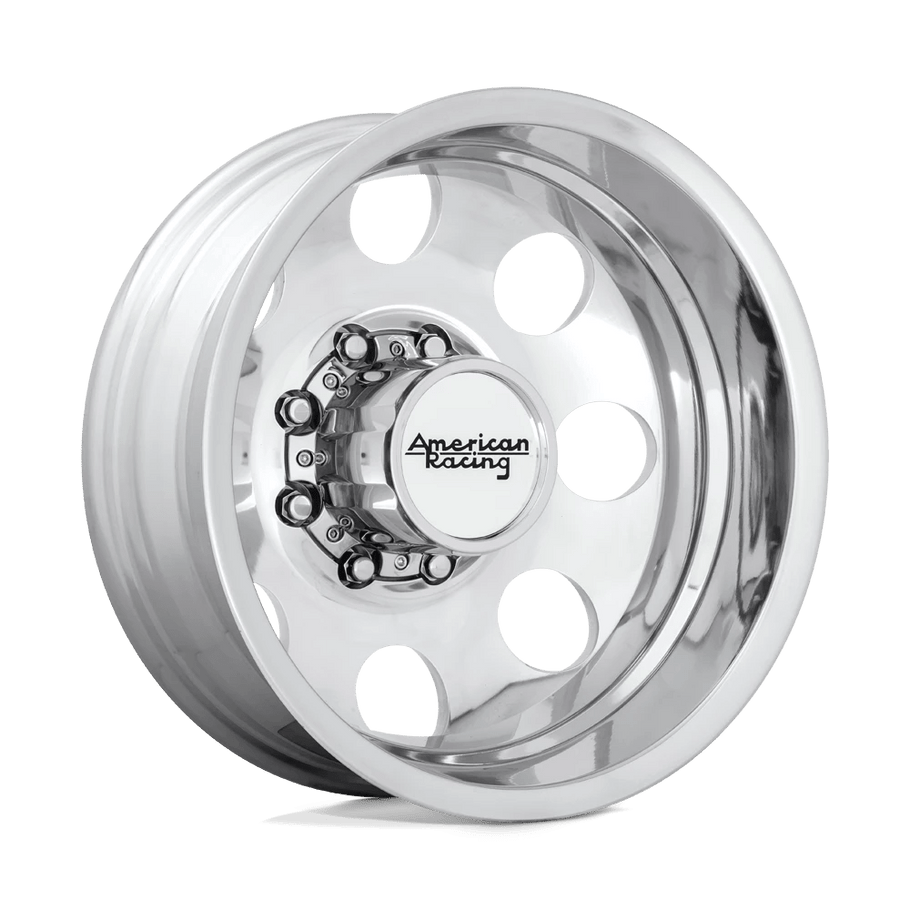 American Racing AR204 BAJA DUALLY 16x6 ET-134 8x170 125.10mm POLISHED - REAR (Load Rated 1361kg)