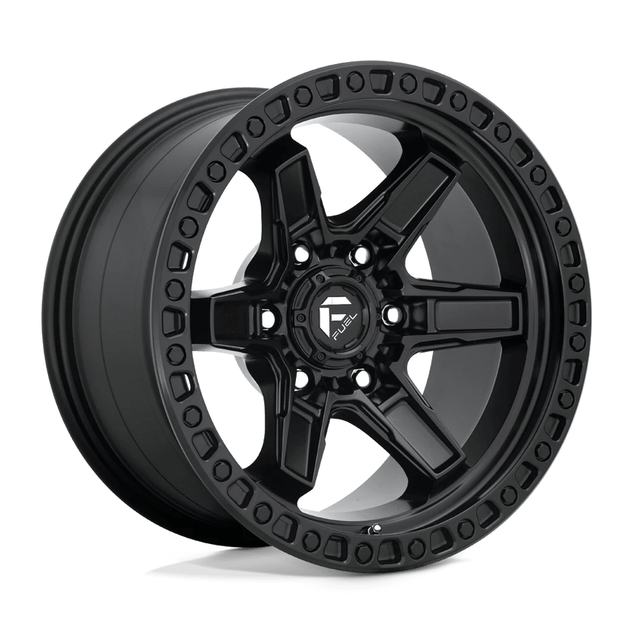 Fuel D697 KICKER 17x9 ET-12 6x139.7 106.10mm MATTE BLACK (Load Rated 1043kg)