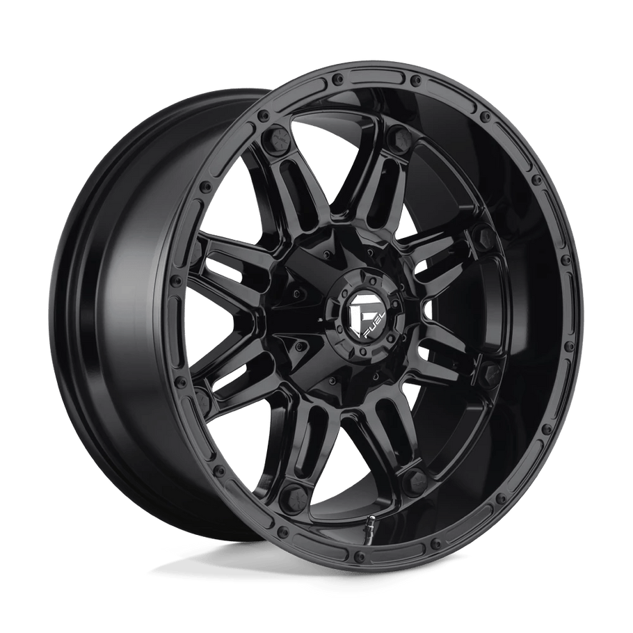 Fuel D625 HOSTAGE 20x9 ET01 8x165.1 125.10mm GLOSS BLACK (Load Rated 1678kg)