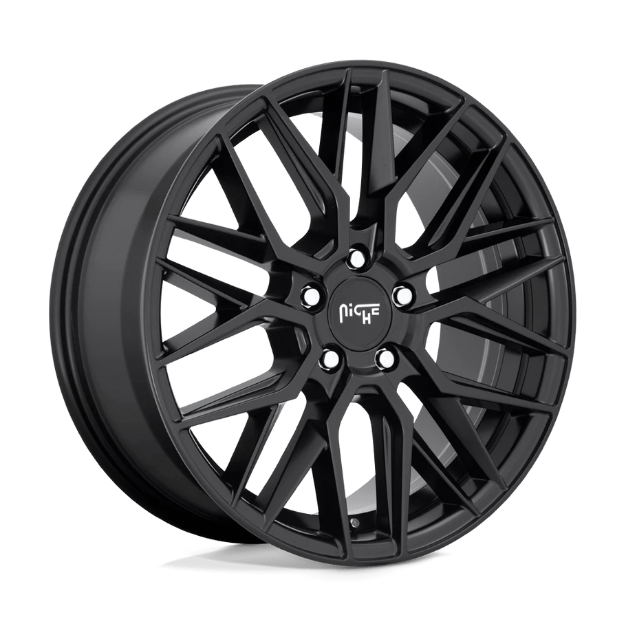 Niche M190 GAMMA 18x8 ET42 5x112 66.56mm MATTE BLACK (Load Rated 816kg)