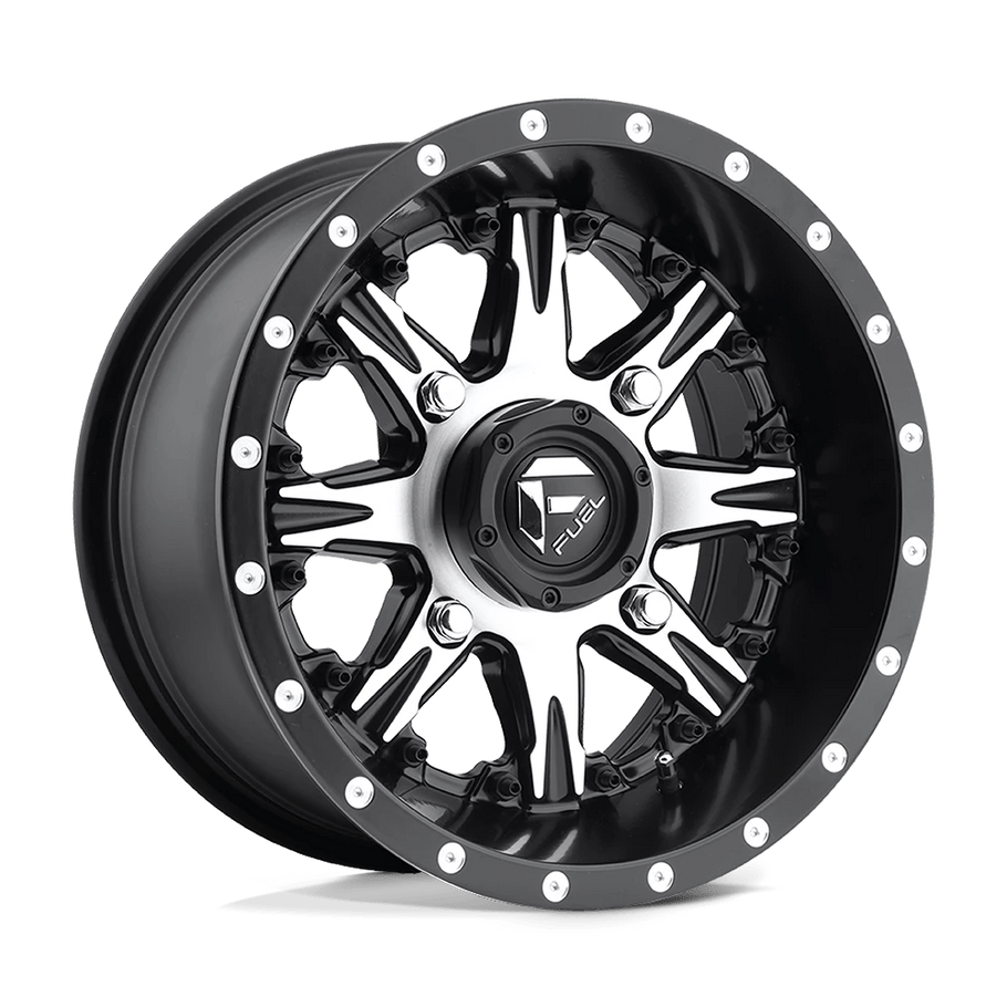 Fuel D541 NUTZ UTV 14x7 ET13 4x156 132.00mm MATTE BLACK MACHINED (Load Rated 454kg)