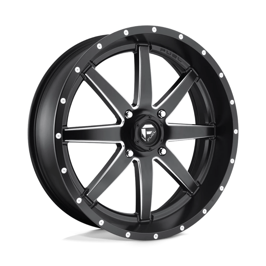 Fuel D538 MAVERICK 14x7 ET38 4x137 110.10mm MATTE BLACK MILLED (Load Rated 454kg)