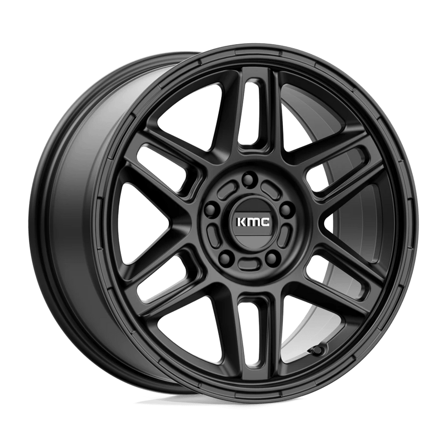 KMC KM716 NOMAD 17x8 ET38 5x114.3 72.56mm SATIN BLACK (Load Rated 816kg)