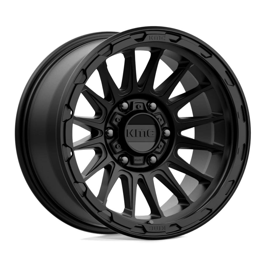 KMC KM542 IMPACT 17x9 ET-12 6x139.7 106.10mm SATIN BLACK (Load Rated 1134kg)