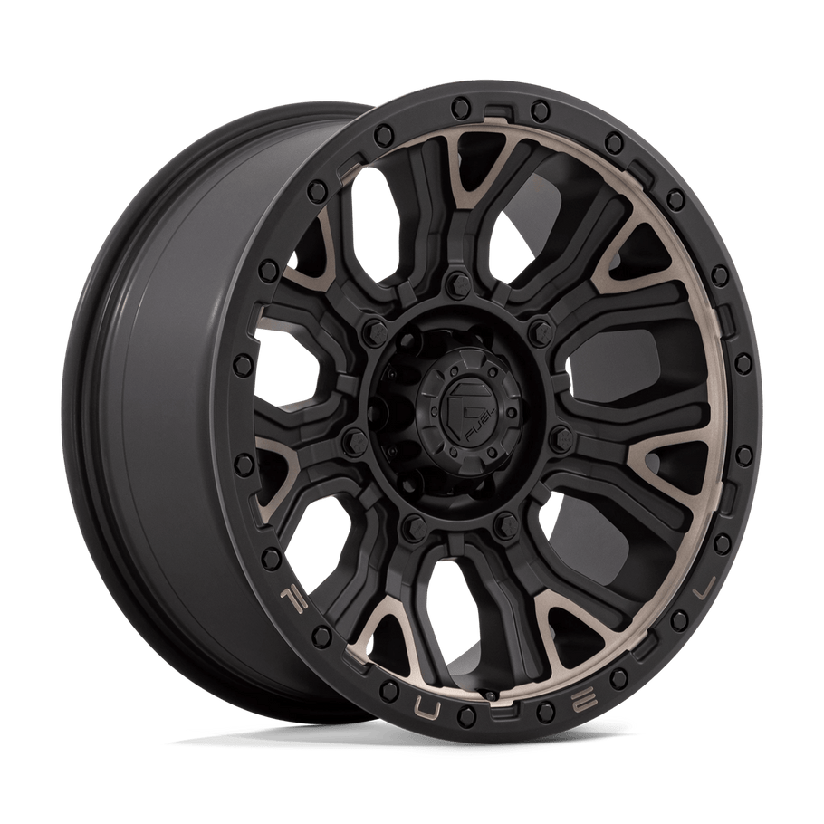 Fuel D824 TRACTION 20x9 ET1 6x135 87.10mm MATTE BLACK W/ DOUBLE DARK TINT (Load Rated 1134kg)