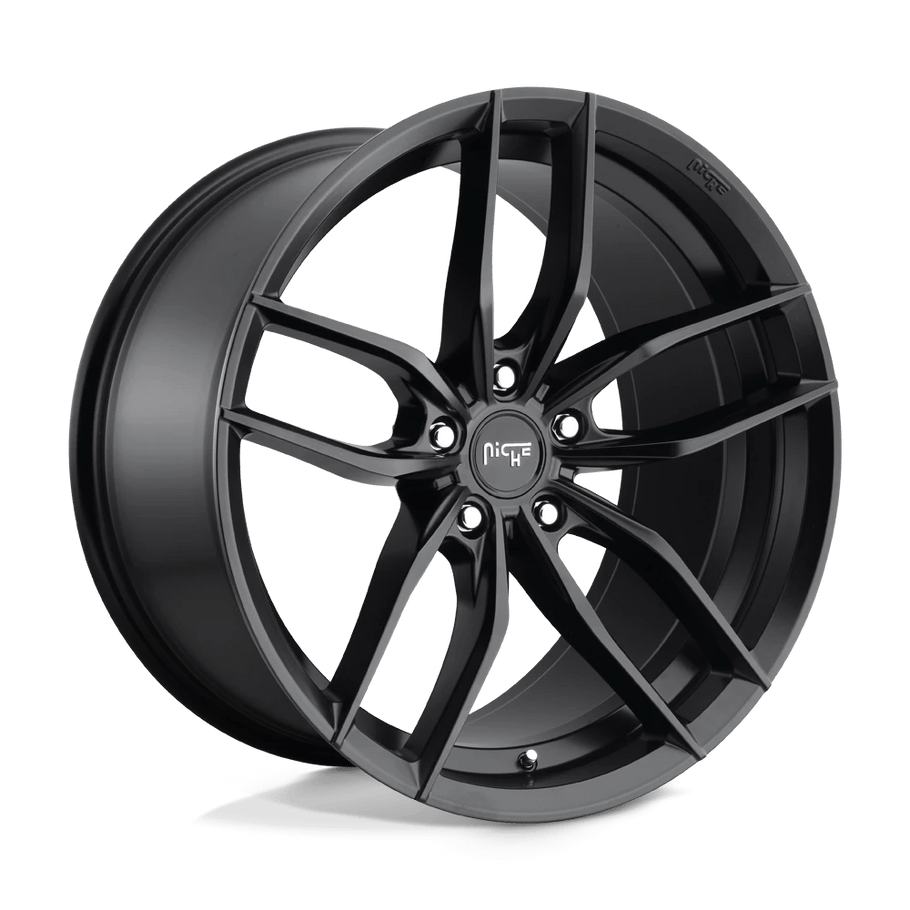 Niche M203 VOSSO 18x9.5 ET35 5x120 72.56mm MATTE BLACK (Load Rated 816kg)