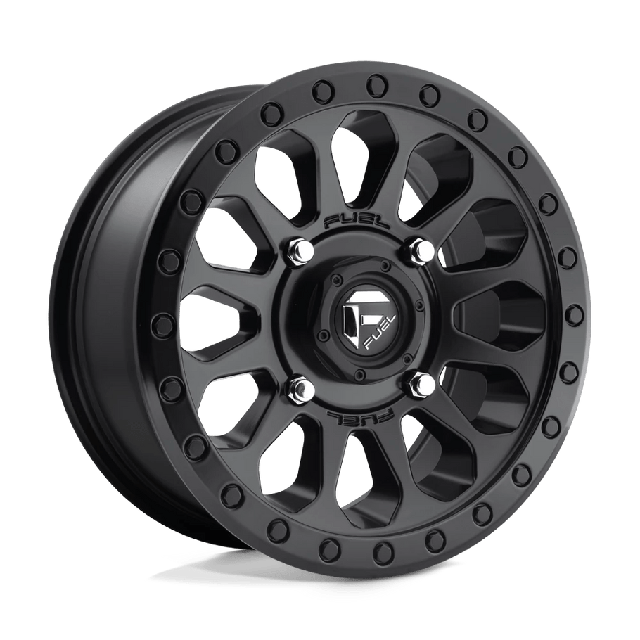 Fuel D579 VECTOR UTV 15x7 ET38 4x137 110.10mm MATTE BLACK (Load Rated 454kg)