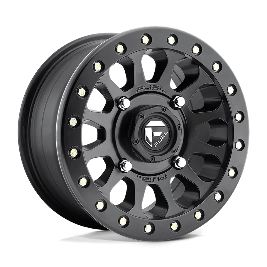 Fuel D920 VECTOR BEADLOCK 14x7 ET13 4x156 132.00mm MATTE BLACK (Load Rated 454kg)