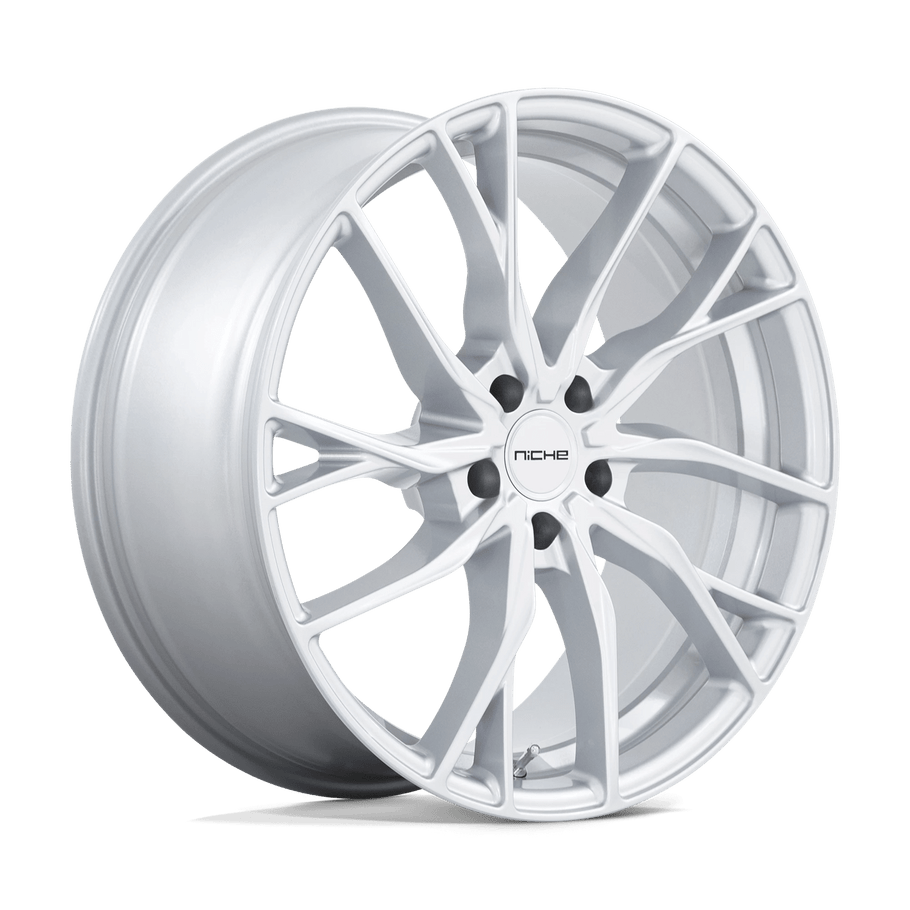 Niche M273 NOVARA 20x10.5 ET27 5x112 66.56mm SILVER (Load Rated 816kg)