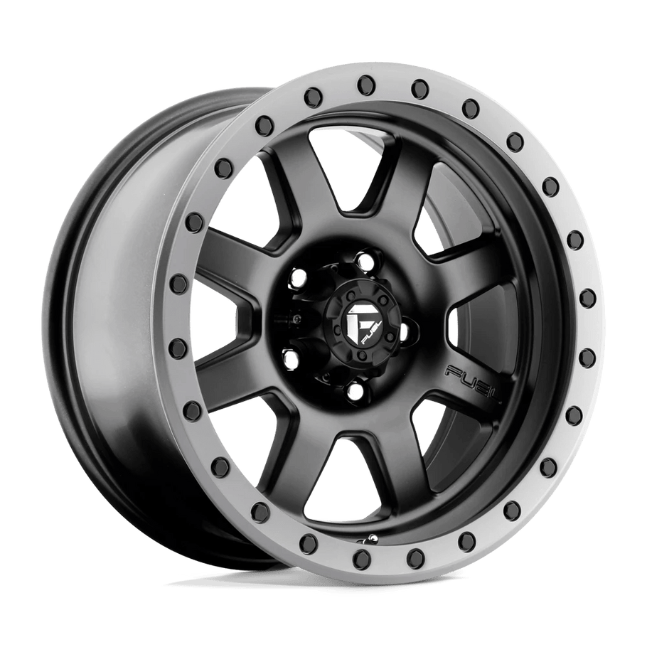 Fuel D551 TROPHY 17x8.5 ET-6 5x127 78.10mm MATTE BLACK GUN METAL RING (Load Rated 1134kg)