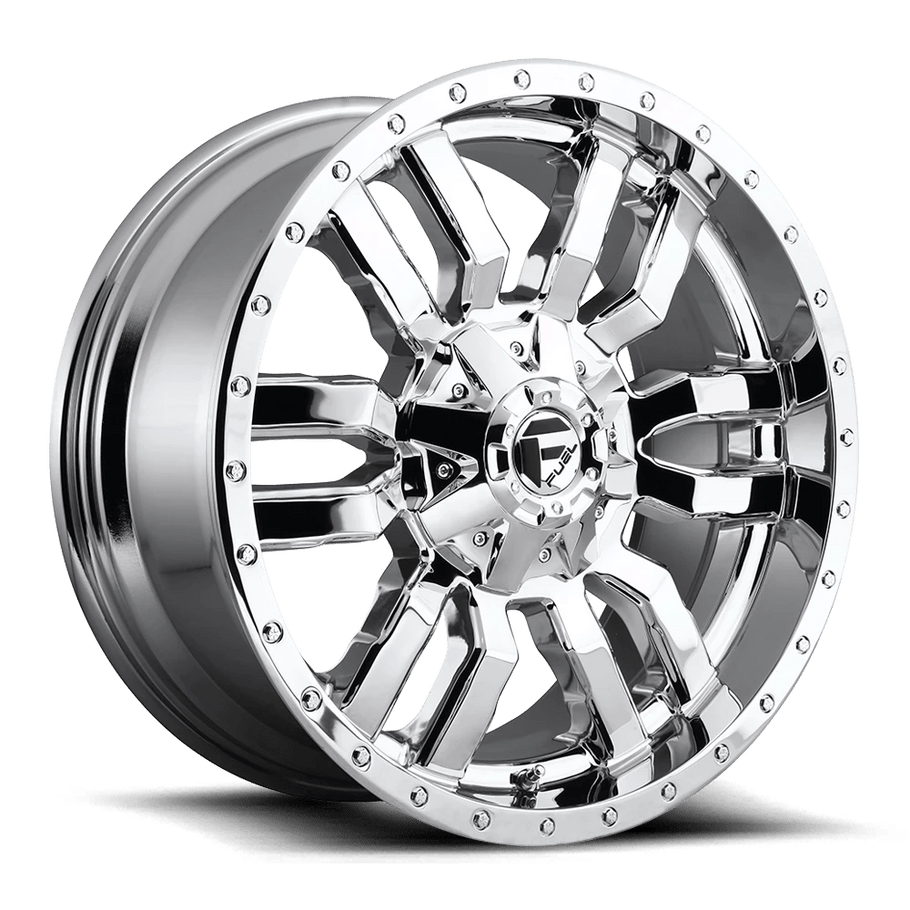 Fuel D631 SLEDGE 20x10 ET-18 6x135/139.7 106.10mm CHROME PLATED (Load Rated 1134kg)
