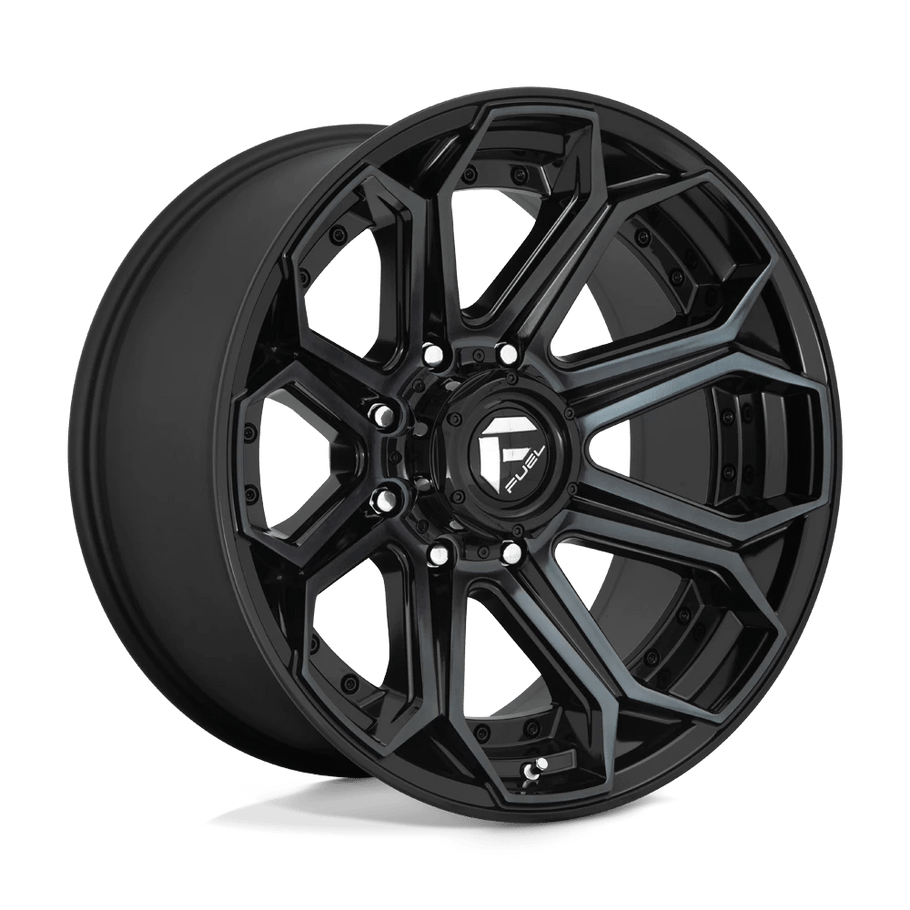 Fuel D704 SIEGE 20x10 ET-18 5x127 71.50mm GLOSS MACHINED DOUBLE DARK TINT (Load Rated 1134kg)