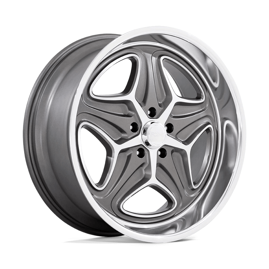 Foose F172 MERLOT 22x9 ET15 5x127 78.10mm ANTHRACITE MACHINED (Load Rated 862kg)