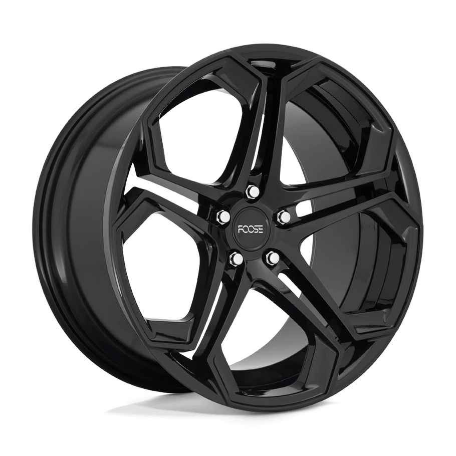 Foose F169 IMPALA 20x10.5 ET40 5x114.3 72.56mm GLOSS BLACK (Load Rated 862kg)