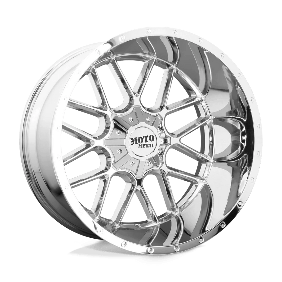 Moto Metal MO986 SIEGE 22x10 ET12 6x135/139.7 106.10mm CHROME (Load Rated 1134kg)