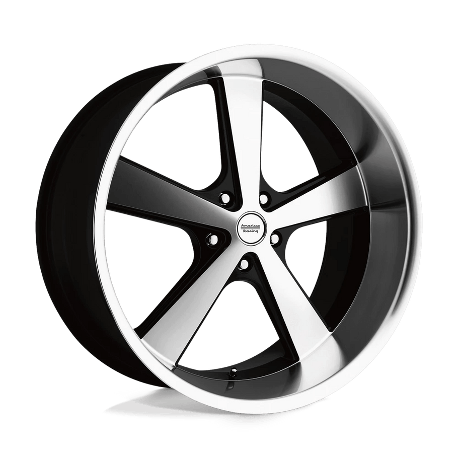 American Racing VN701 NOVA 20x10 ET18 5x127 78.10mm GLOSS BLACK MACHINED (Load Rated 726kg)