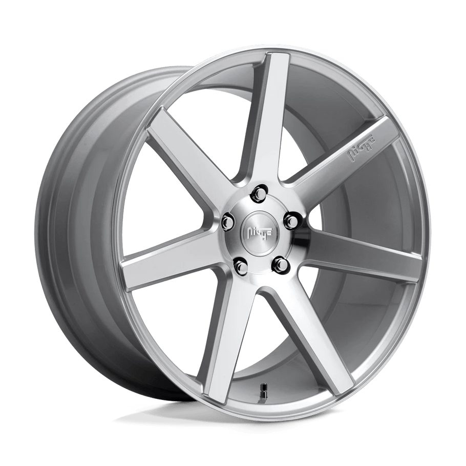 Niche M179 VERONA 20x10.5 ET30 5x114.3 72.56mm GLOSS SILVER MACHINED (Load Rated 862kg)