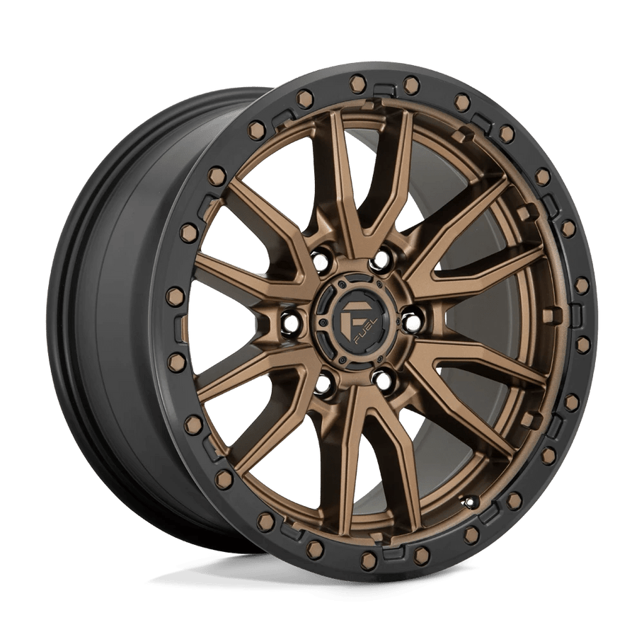 Fuel D681 REBEL 17x9 ET01 5x127 71.50mm MATTE BRONZE BLACK BEAD RING (Load Rated 1134kg)