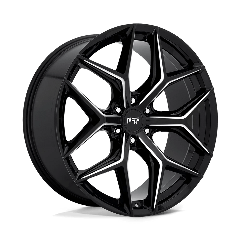 Niche M232 VICE SUV 24x10 ET30 6x139.7 106.10mm GLOSS BLACK MILLED (Load Rated 1043kg)