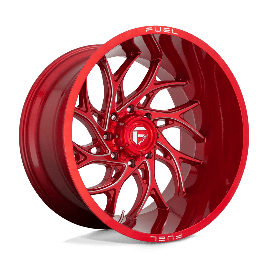 Fuel D742 RUNNER 20x9 ET01 6x139.7 106.10mm CANDY RED MILLED (Load Rated 1134kg)