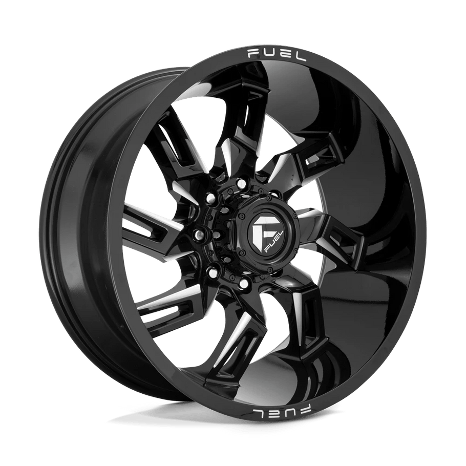 Fuel D747 LOCKDOWN 20x9 ET01 6x135 87.10mm GLOSS BLACK MILLED (Load Rated 1134kg)