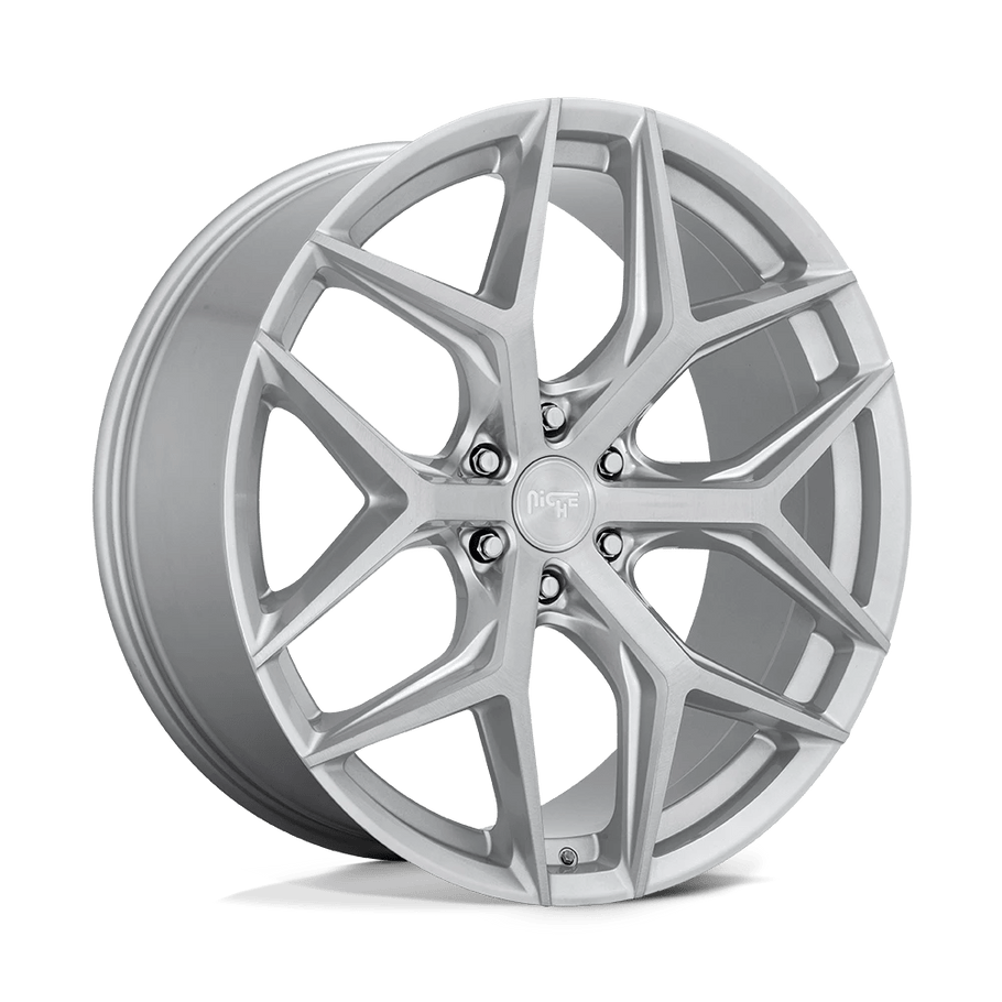 Niche M233 VICE SUV 24x10 ET30 6x135 87.10mm GLOSS SILVER BRUSHED (Load Rated 1043kg)