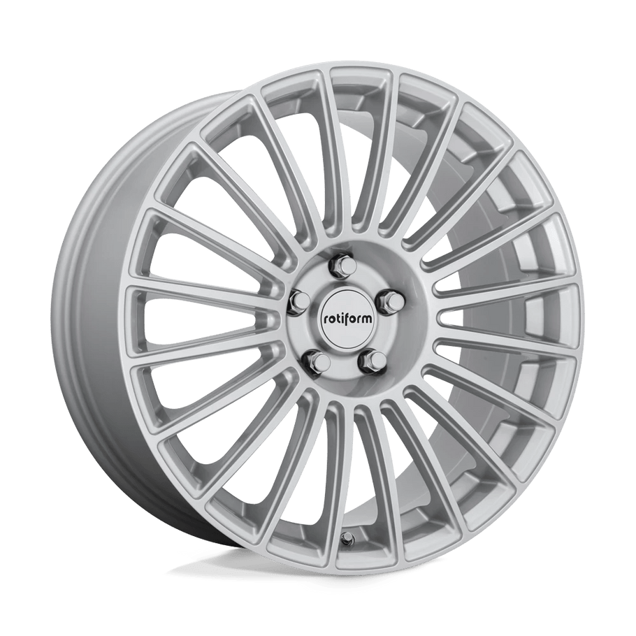 Rotiform R153 BUC 18x9.5 ET35 5x112 66.56mm GLOSS SILVER (Load Rated 726kg)