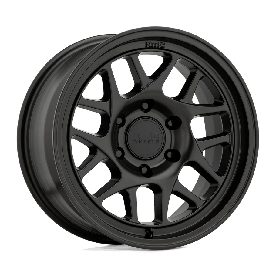 KMC KM717 BULLY OL 17x8.5 ET18 6x114.3 66.06mm SATIN BLACK (Load Rated 1134kg)