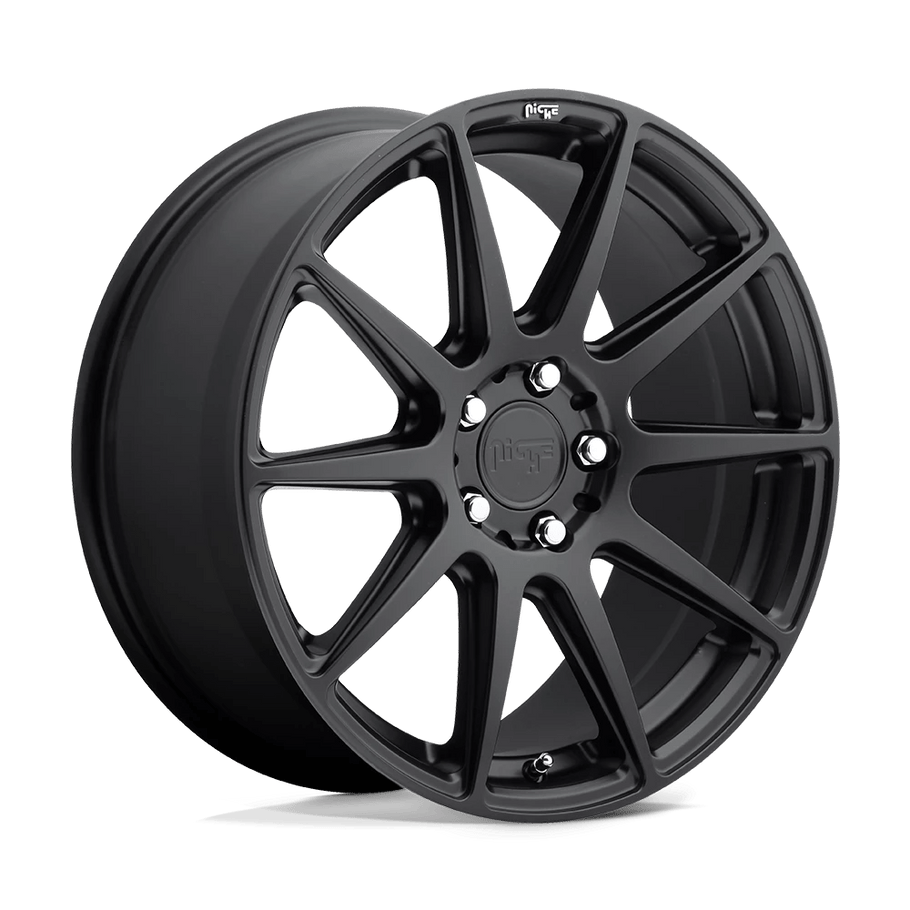 Niche M147 ESSEN 19x10 ET48 5x130 71.50mm MATTE BLACK (Load Rated 726kg)