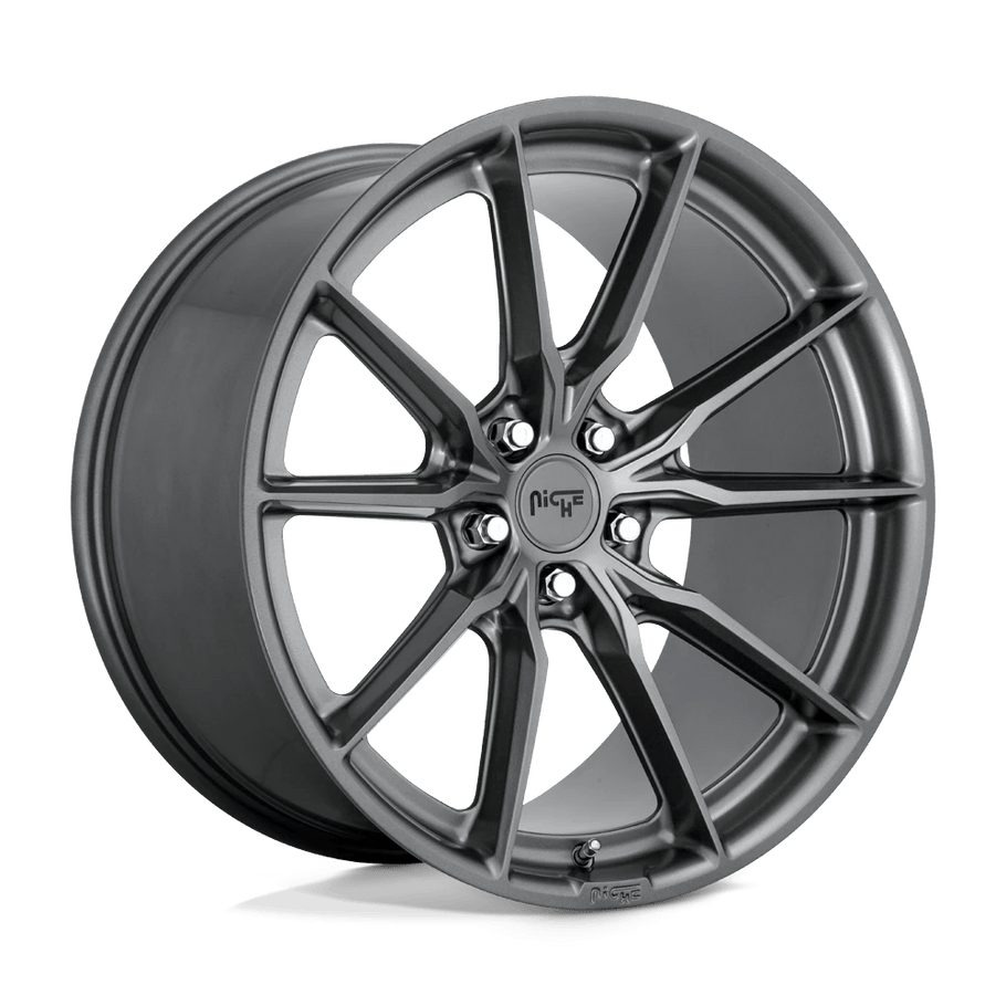 Niche M239 RAINIER 19x8.5 ET42 5x112 66.56mm MATTE ANTHRACITE (Load Rated 816kg)