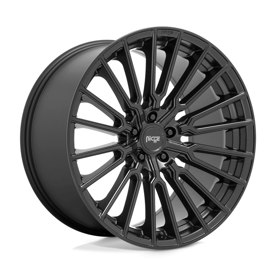 Niche M250 PREMIO 22x10 ET30 5x120 72.56mm MATTE BLACK (Load Rated 907kg)