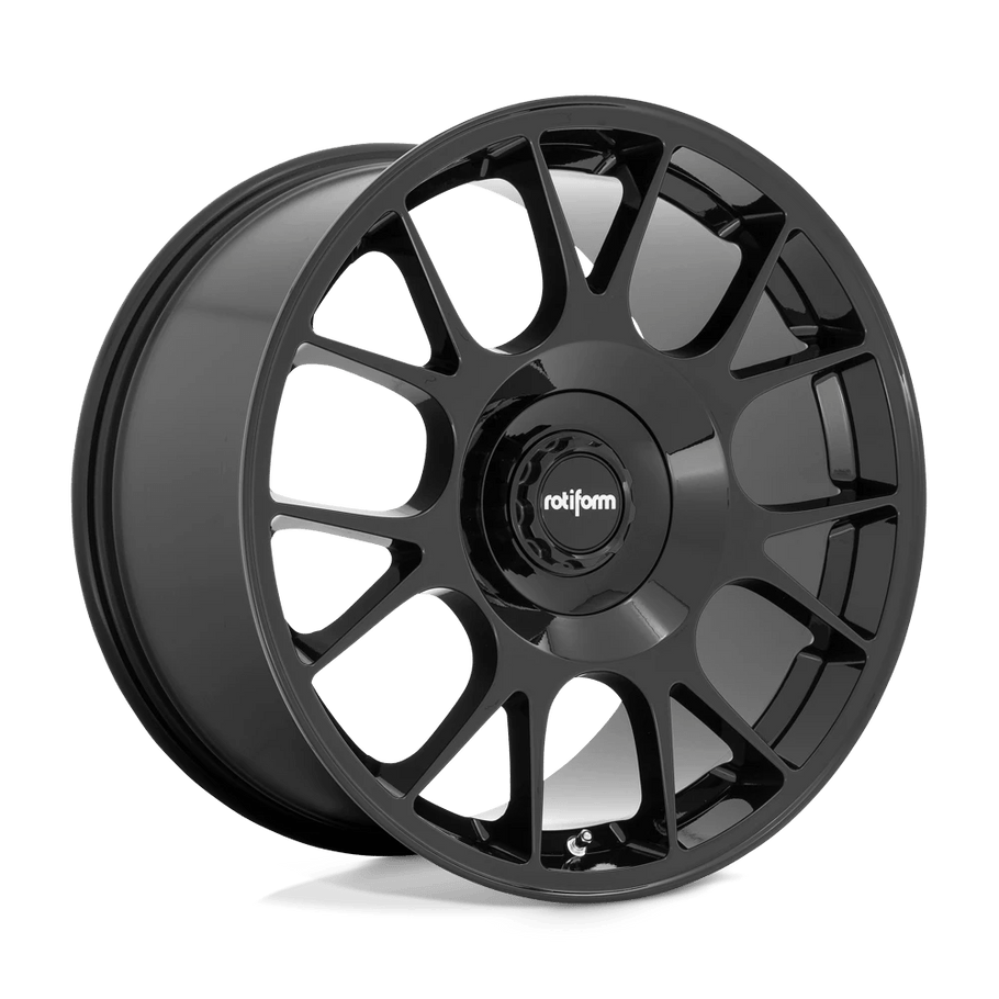 Rotiform R187 TUF-R 20x10.5 ET40 5x108/120 72.56mm GLOSSY BLACK (Load Rated 726kg)