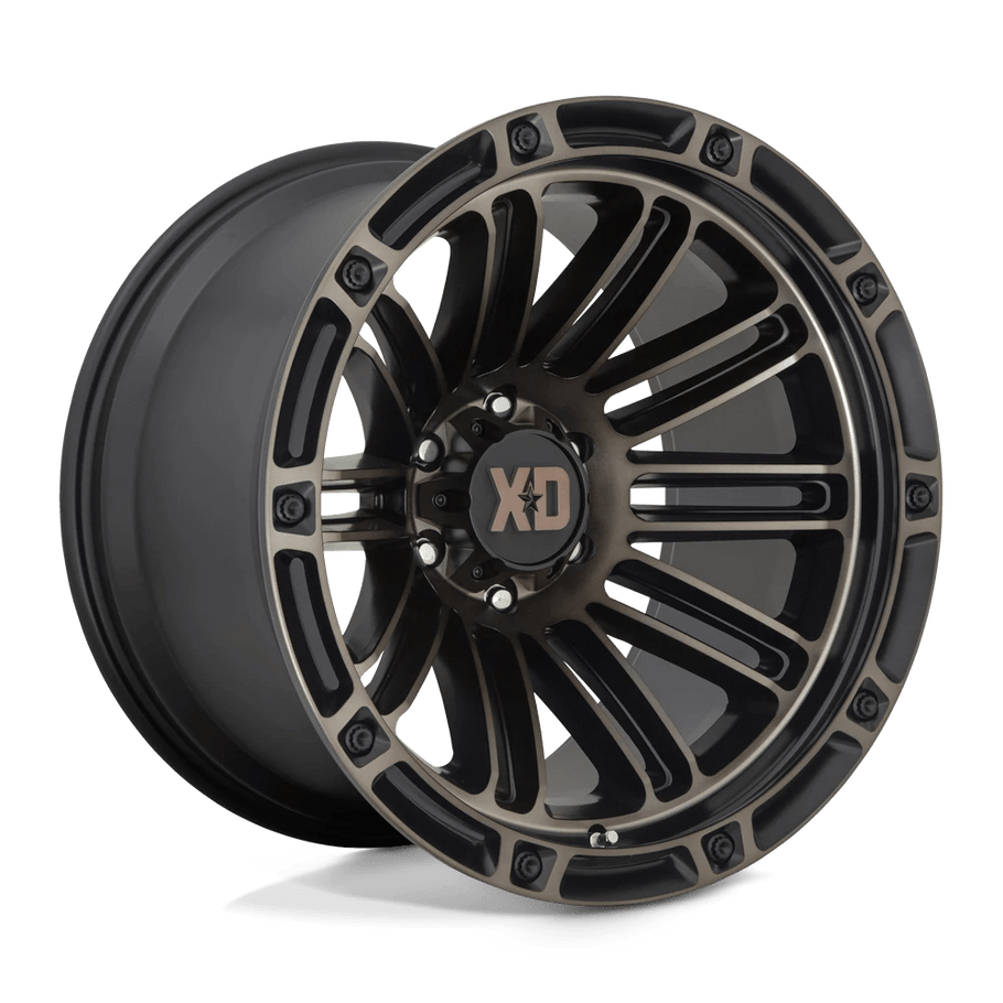 XD XD846 DOUBLE DEUCE 20x9 ET0 6x139.7 106.10mm SATIN BLACK W/ DARK TINT (Load Rated 1134kg)