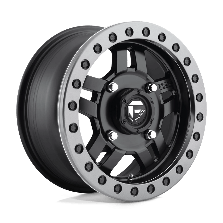 Fuel D917 ANZA BEADLOCK 15x7 ET38 4x137 110.10mm MATTE BLACK (Load Rated 454kg)