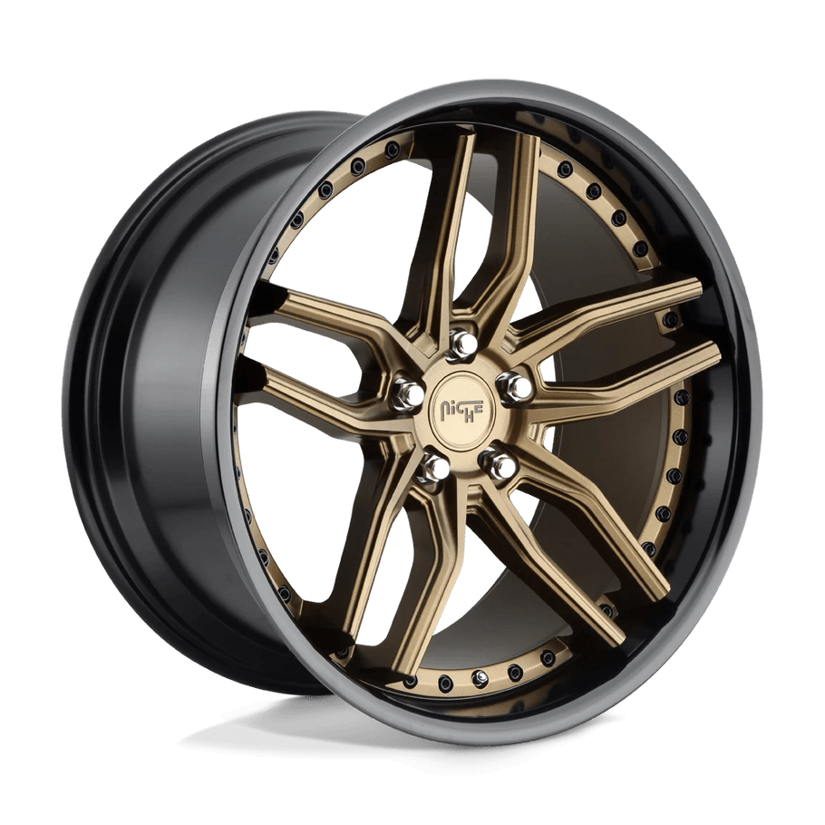 Niche M195 METHOS 20x9 ET35 5x120 72.56mm MATTE BRONZE BLACK BEAD RING (Load Rated 816kg)