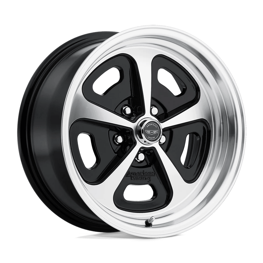 American Racing VN501 500 MONO CAST 15x7 ET0 5x114.3 72.56mm GLOSS BLACK MACHINED (Load Rated 717kg)