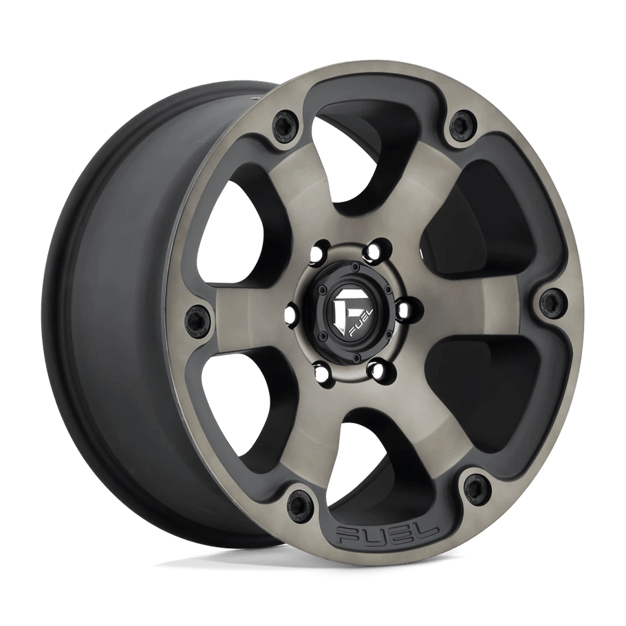 Fuel D564 BEAST 18x9 ET01 8x165 125.10mm MATTE BLACK DOUBLE DARK TINT (Load Rated 1587kg)