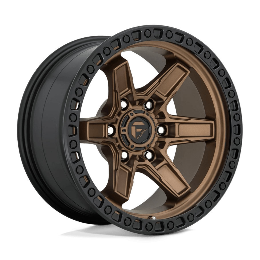 Fuel D699 KICKER 17x9 ET01 6x139.7 106.10mm MATTE BRONZE BLACK BEAD RING (Load Rated 1043kg)