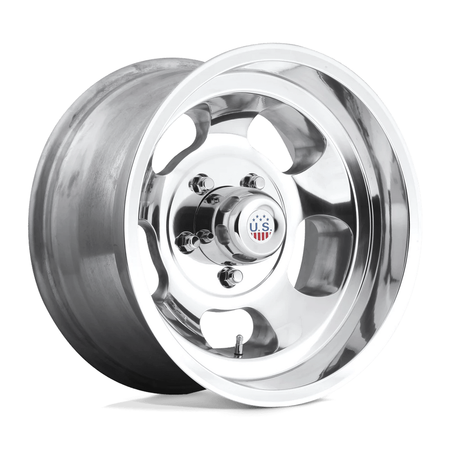 US MAGS U101 INDY 15x8 ET0 5x114.3 72.56mm HIGH LUSTER POLISHED (Load Rated 726kg)