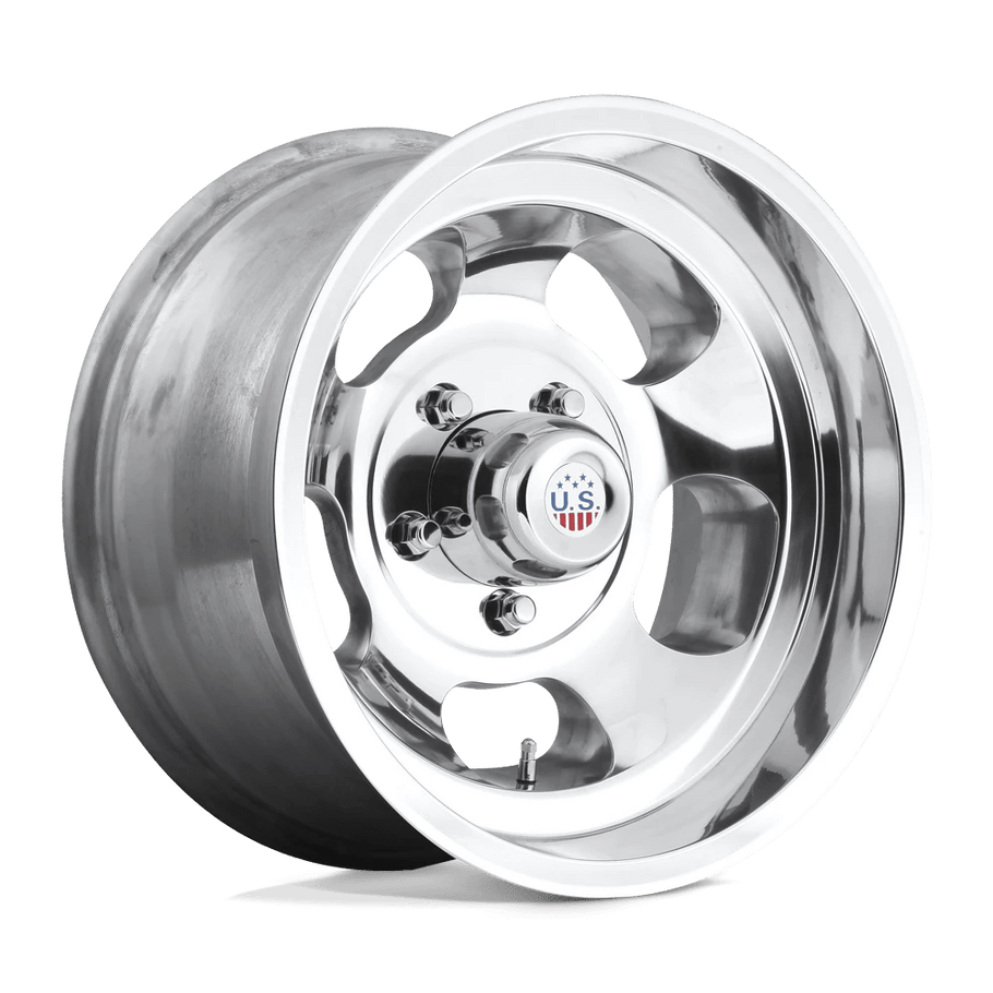 US MAGS U101 INDY 15x9 ET01 5x120.65 72.56mm HIGH LUSTER POLISHED (Load Rated 726kg)